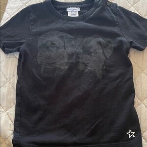 Givenchy Toddler Black Dog 18mo. T-Shirt.